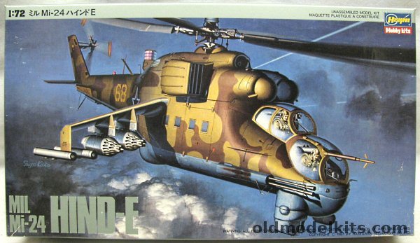 Hasegawa 1/72 Mil Mi-28 Hind-E, K21 plastic model kit